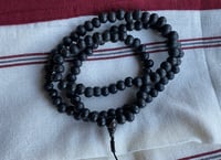 Image 2 of Buffalo Horn Buddhist Mala • 10mm • Yak Horn Guru Bead