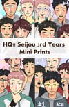 Seijou Third Years Selfies Mini Print