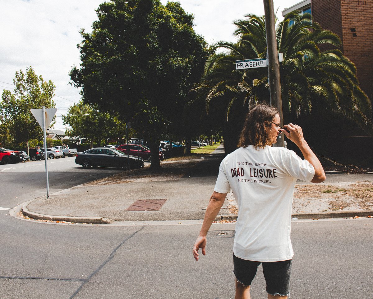 The Time is Cruel T-shirt - Natural white