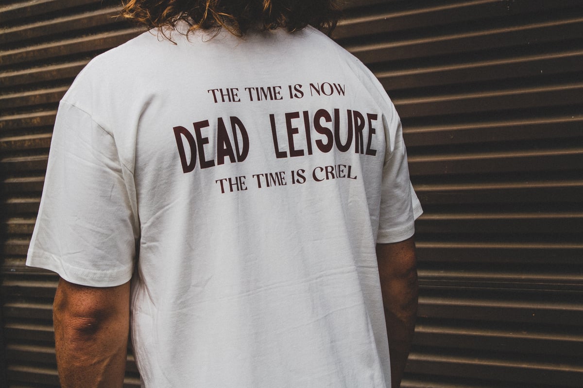The Time is Cruel T-shirt - Natural white
