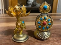 Image 1 of Torma Butter Offering and Lotus Flower Offering • Tibetan Buddhist • Shrine