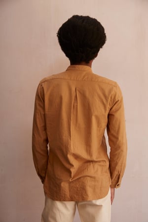 Image of Bed Shirt - Tan cotton