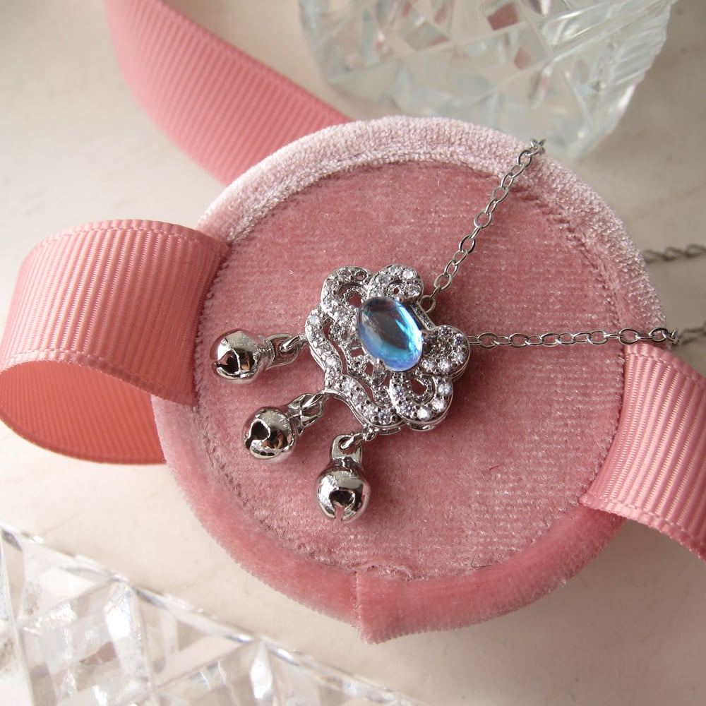 Image of Moonstone Chime Bell necklace 