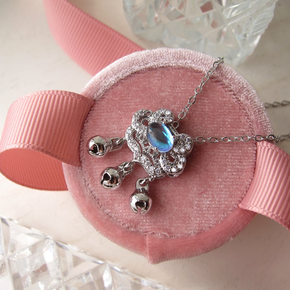 Image of Moonstone Chime Bell necklace