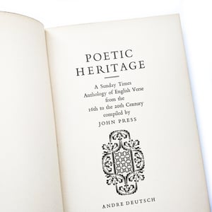 Poetric Heritage - Anthology of English Verse