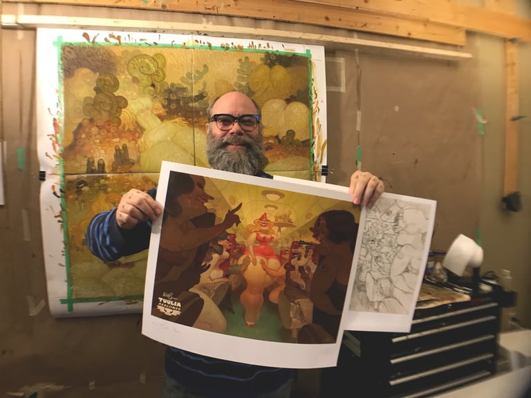  Tuulia Aerliines, Stewardess Giclée Print Image 4