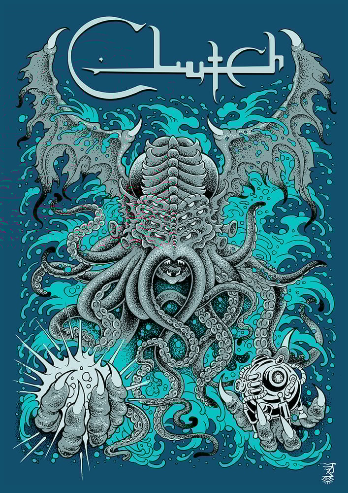 Image of CLUTCH 'KRAKEN' POSTER