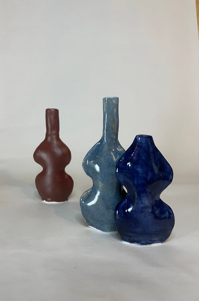 Dark Blue Violin Vessel