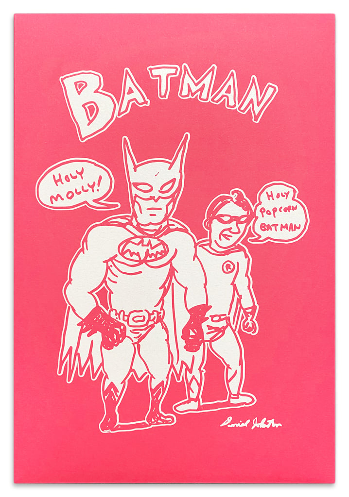 Batman #121 Daniel Johnston Variant Covers - Exclusive Hot Pink Portfolio Set