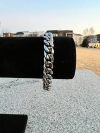 Silver Cuban Link Bracelet