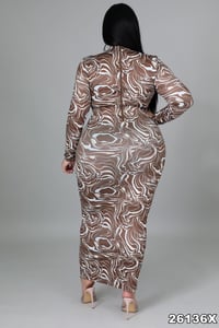 Image 4 of Water splash midi dress