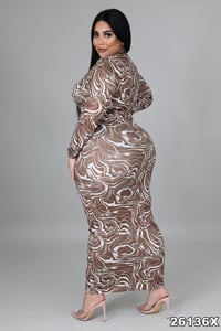 Image 3 of Water splash midi dress