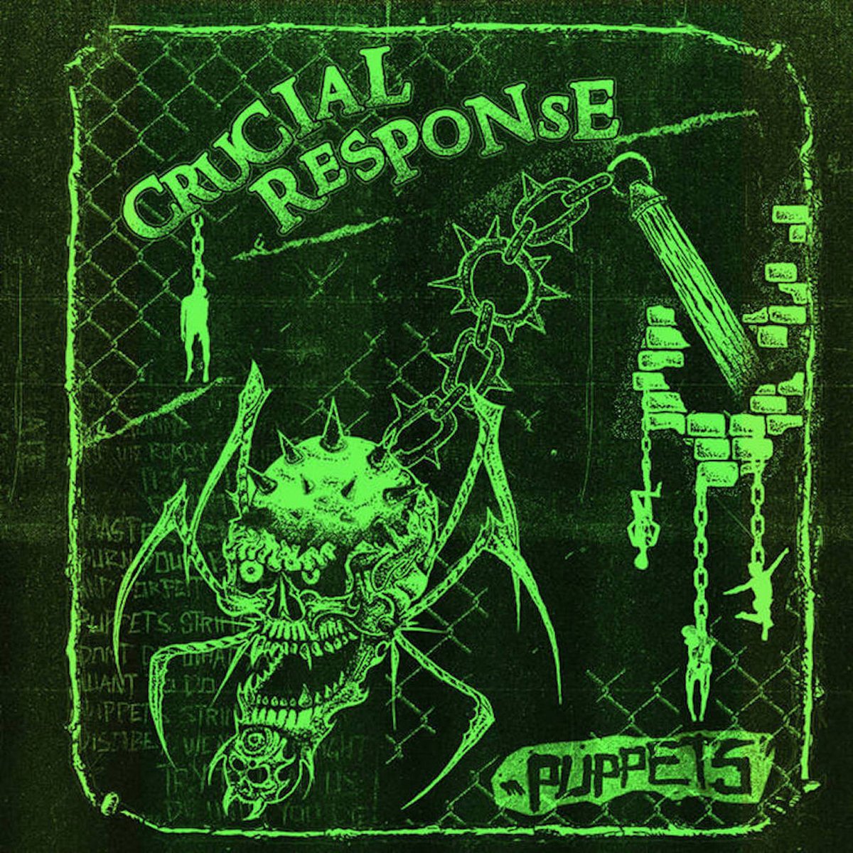 Image of CRUCIAL RESPONSE - Puppets 7"