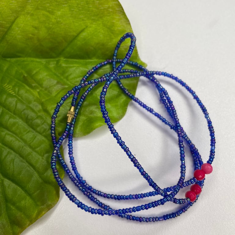 “Violet” Screw On Waistbead