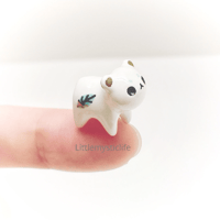 Image 2 of Tiny leaf bear figurine