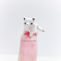 Image 1 of Leaf fox figurine