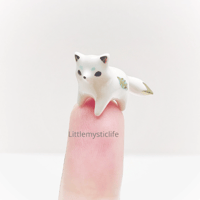 Image 3 of Leaf fox figurine