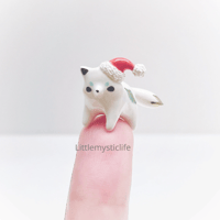 Image 1 of Santa fox figurine