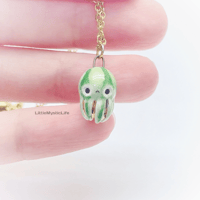 Image 1 of watermelon octopus necklace