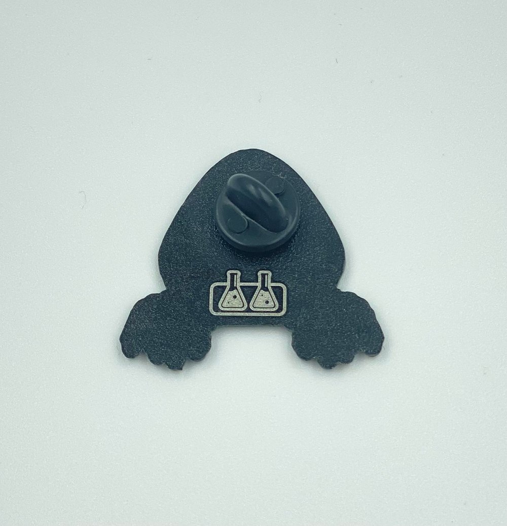 Peeking Reaper enamel pin