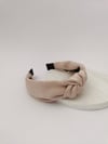 Dahlia Satin Hairband / Vanilla