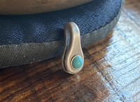 Image 3 of Droplet Styled Bhum Counter • Turquoise • Medium • 999 Silver