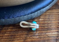 Image 4 of Droplet Styled Bhum Counter • Turquoise • Medium • 999 Silver