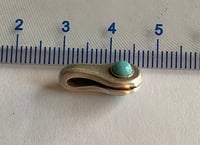 Image 5 of Droplet Styled Bhum Counter • Turquoise • Medium • 999 Silver