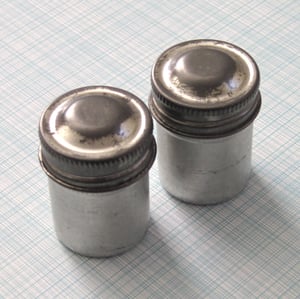 Image of Aluminum Film Canisters from the 1970s