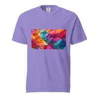 Image 1 of Color Vibe Purple Unisex Heavyweight t-shirt