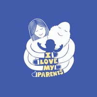 Image 1 of Men's I Love my Parents T-shirt