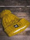 The Last One - Mustard twin layer bobble hat