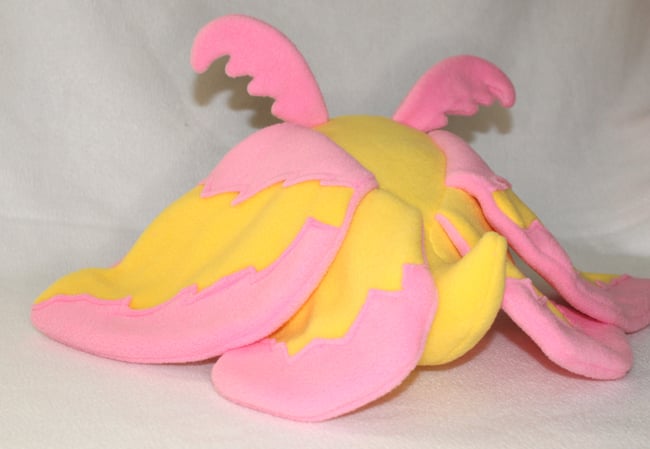 Rosy Maple Moth Plushie