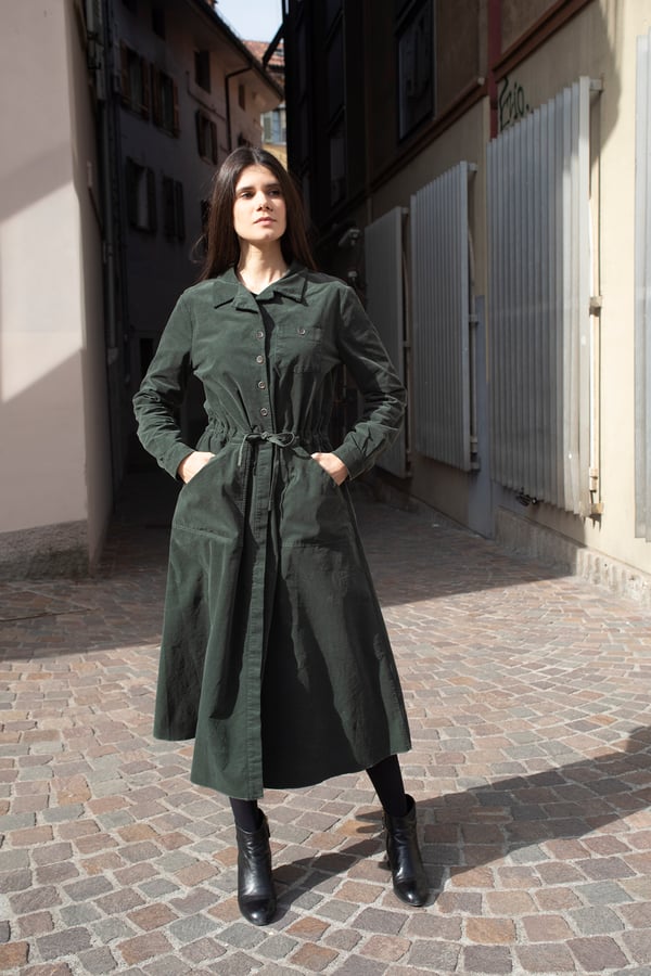 Image of ABITO VELLUTO VERDE