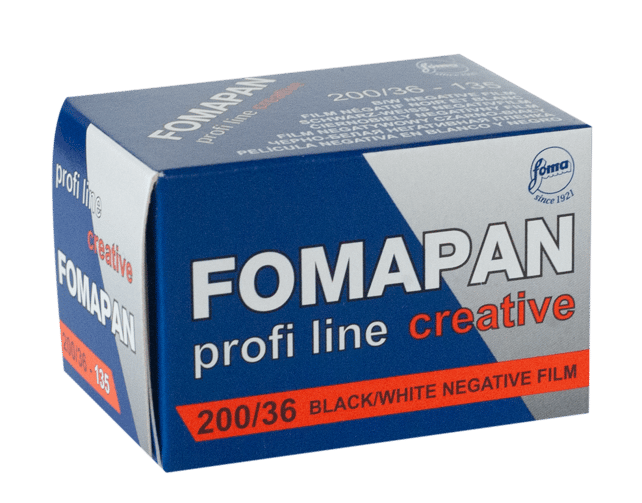 Image of Fomapan 200 BW film