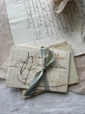 Image of Vintage French letter bundle •2