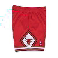 Image 3 of Mitchell & Ness NBA Swingman Shorts Chicago Bulls Road 1997-98 Red