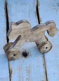 Image 1 of Wooden toy horse rustic 2