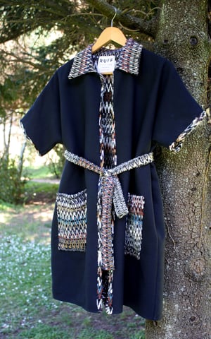 Image of INDIGO LONG COAT