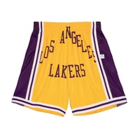 Image 1 of Mitchell & Ness NBA Big Face 2.0 Shorts Los Angeles Lakers