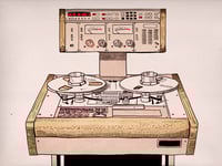 STUDER 812 TAPE MACHINE PRINT 
