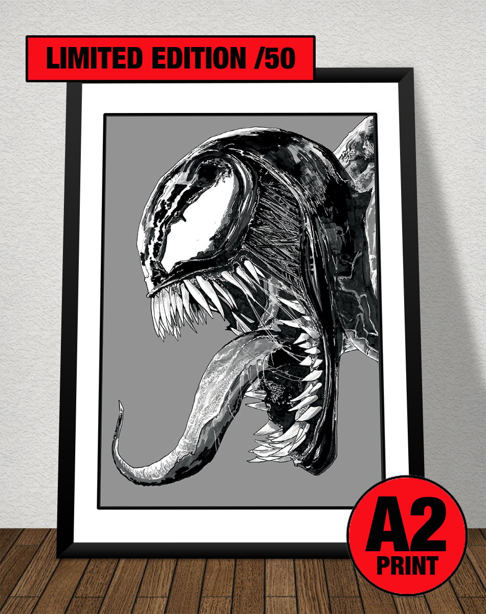 'Venom' A2 Print Limited Edition of 50 Signed and Numbered