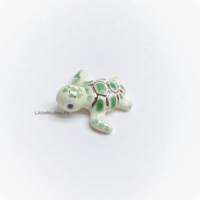 Image 4 of Green baby turtle figurine