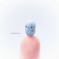 Image 1 of Blue baby octopus figurine