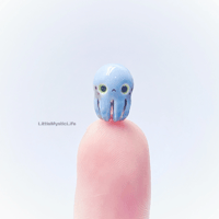 Image 2 of Blue baby octopus figurine