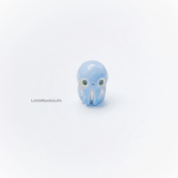 Image 3 of Blue baby octopus figurine