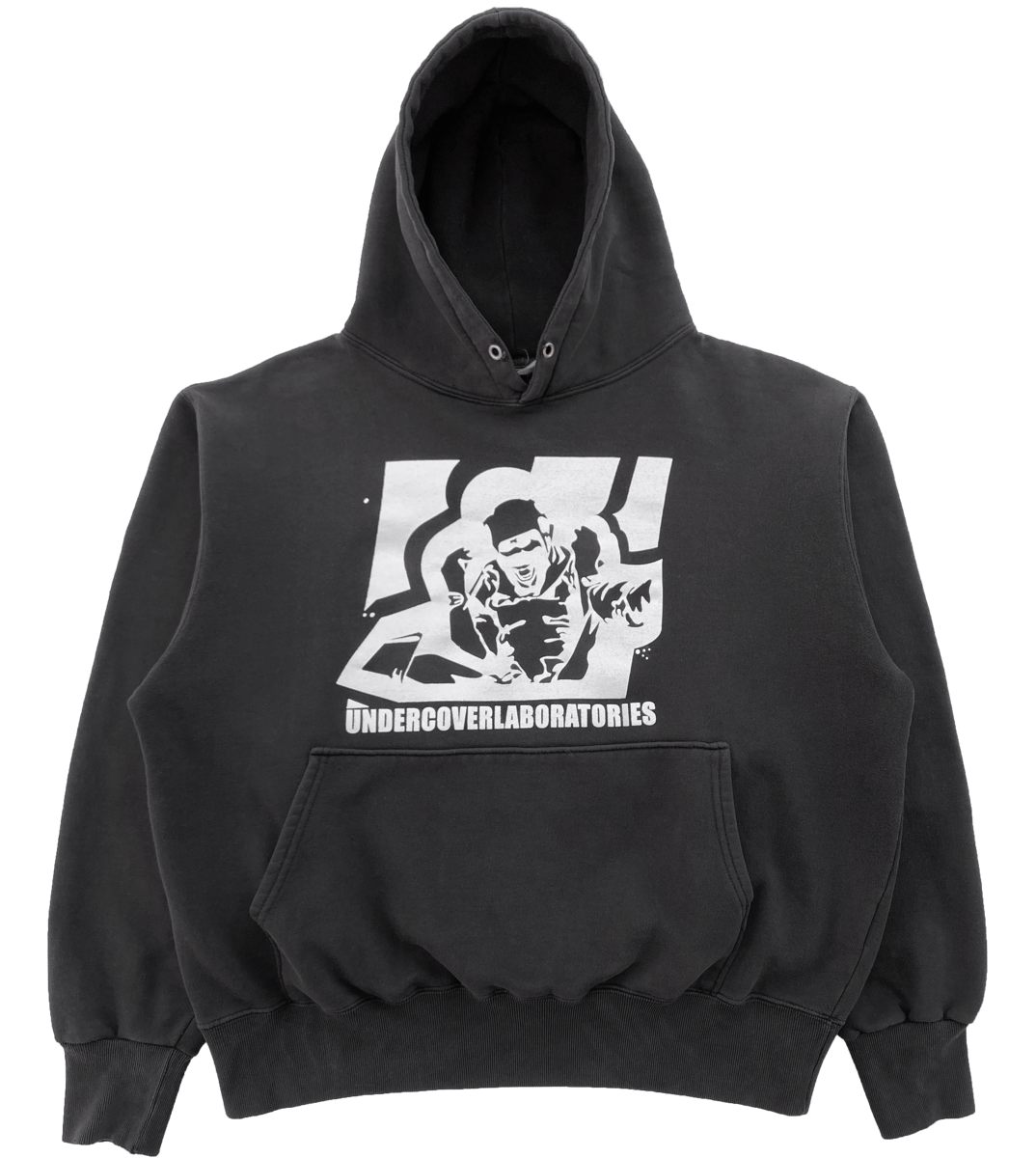 02aw undercoverism destroy  hoodie