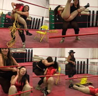 Nadia sapphire vs Eva (hardcore style match)