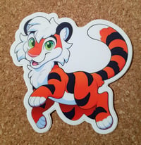 Image 3 of 3'' Fox and Tiger Stickers