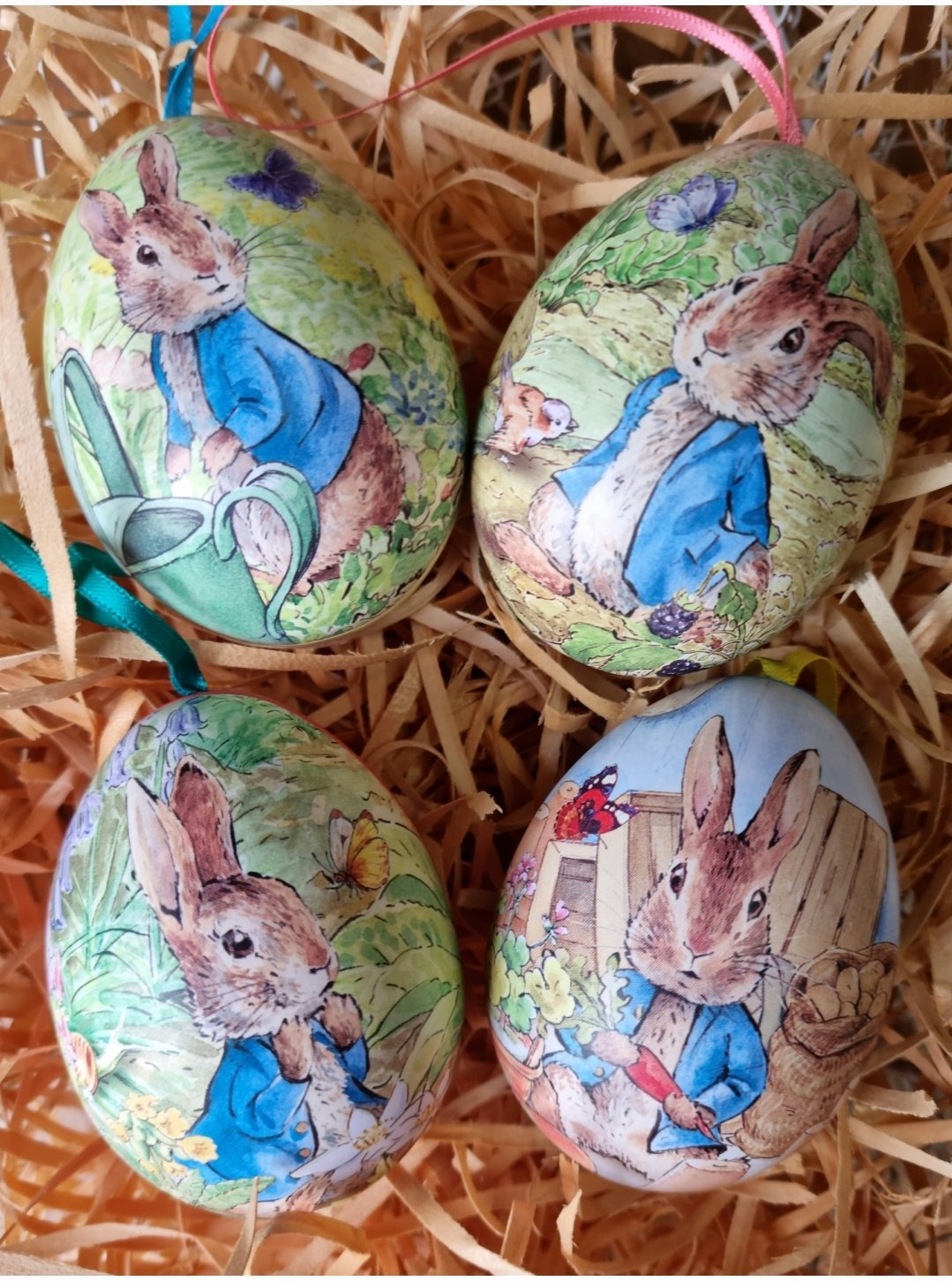 Image of Peter Rabbit Easter Egg Tins - set of 4